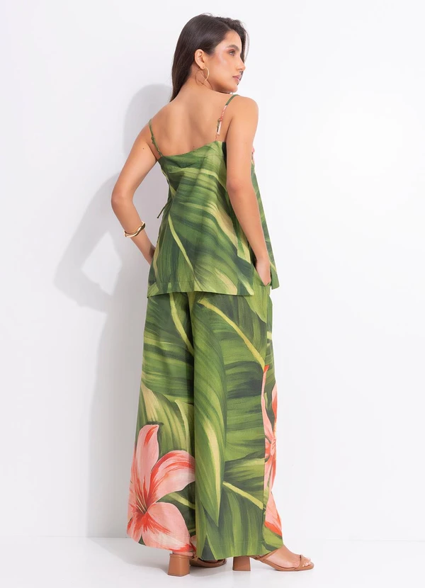 Farm - Blusa Flor de Bananeira Verde 2