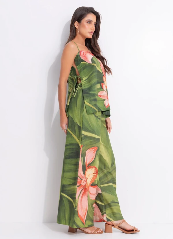 Farm - Blusa Flor de Bananeira Verde 3