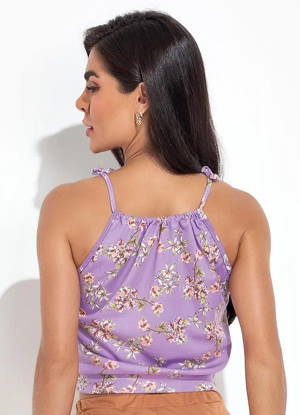 Moda Pop - Blusa Floral Botânico em Malha 2