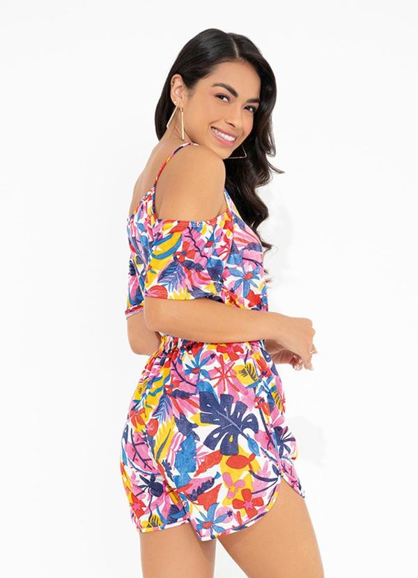 Queima Estoque - Blusa Folhagem com Ombro Vazado 3