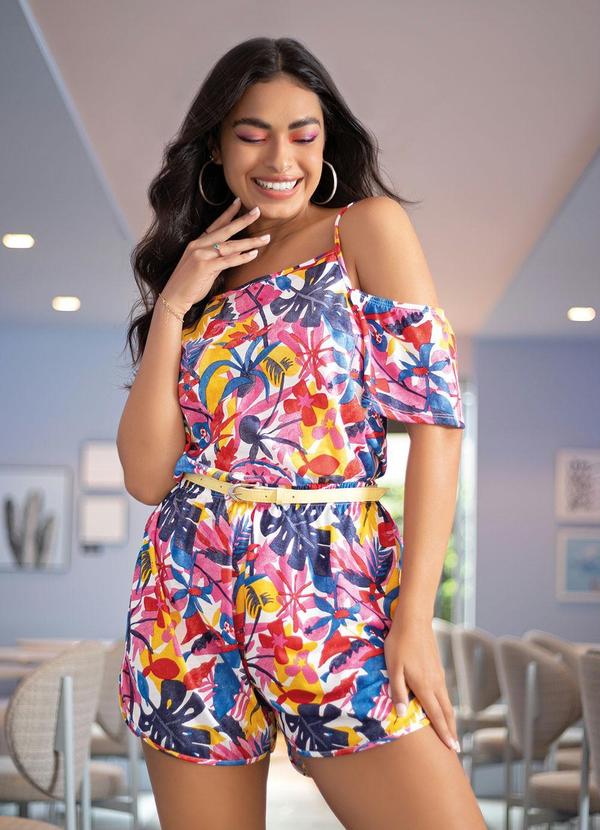 Queima Estoque - Blusa Folhagem com Ombro Vazado 5