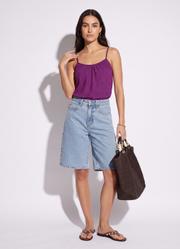 Blusa Framboesa em Malha Laise