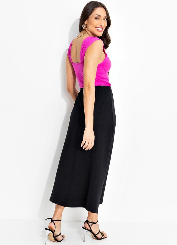 Bimini - Blusa Fúcsia em Malha Suede 4