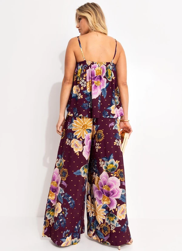 Farm - Blusa Jardim Delicado Roxo 5