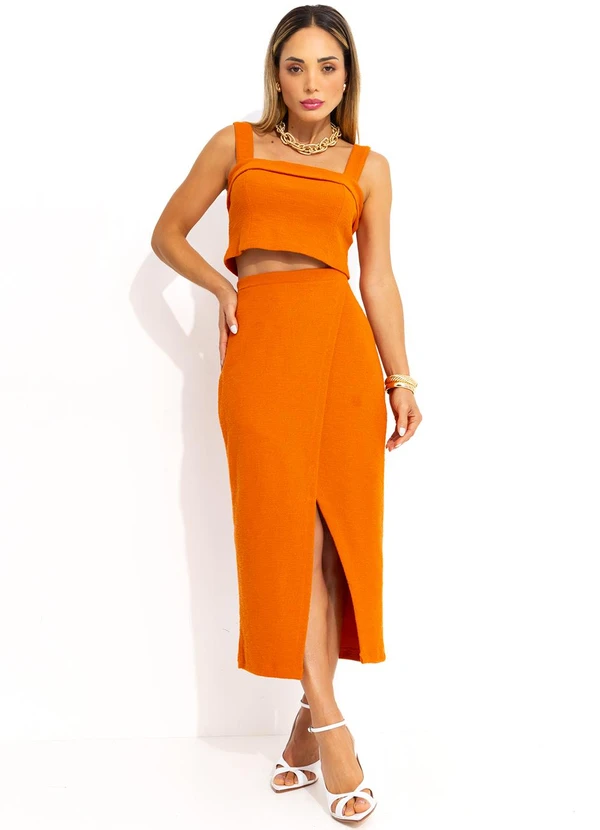 Colcci - Blusa Laranja 8