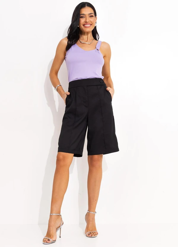 Quintess - Blusa Lilás com Fivela na Alça 9