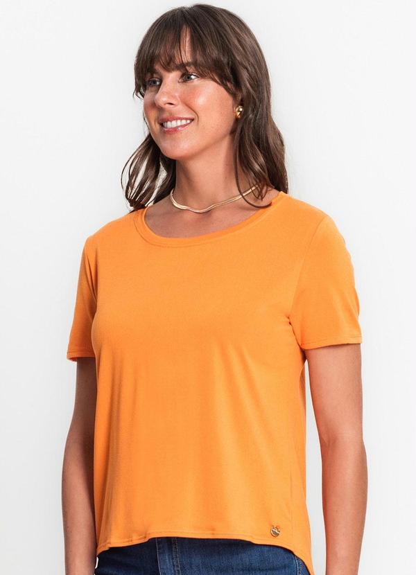 Rovitex - Blusa Malha Feminina Laranja