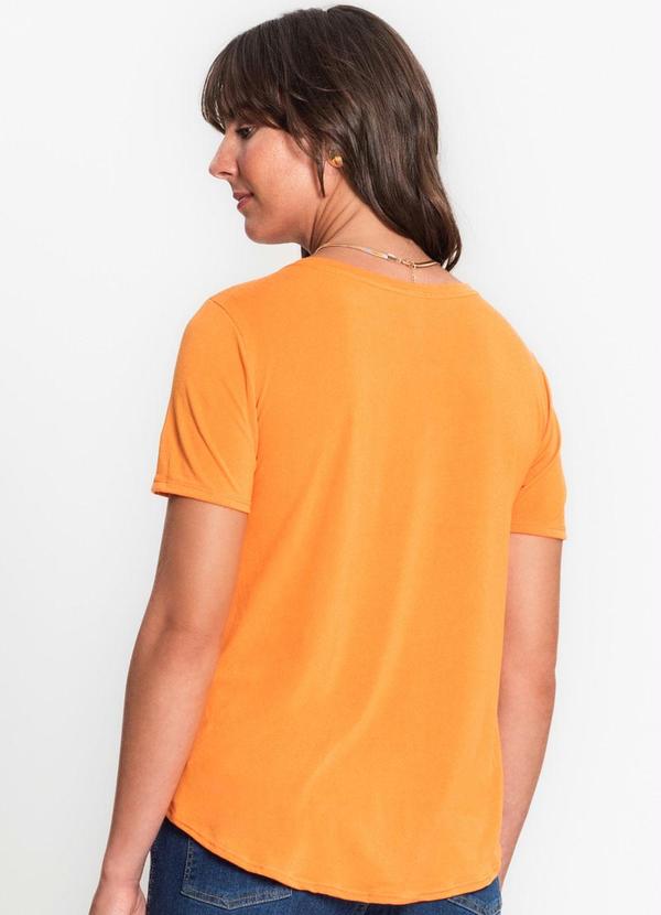 Rovitex - Blusa Malha Feminina Laranja 2