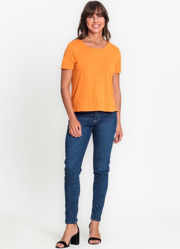 Rovitex - Blusa Malha Feminina Laranja 3