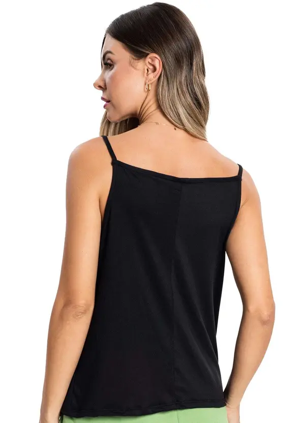 Rovitex - Blusa Malha Feminina Preto 2