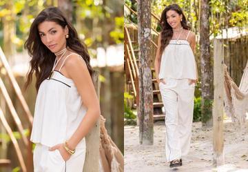 Blusa Natural em Linho