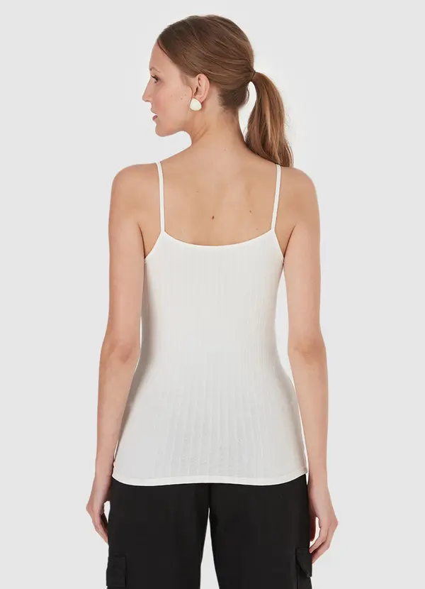 Malwee - Blusa Off White Canelada Alcinha 2