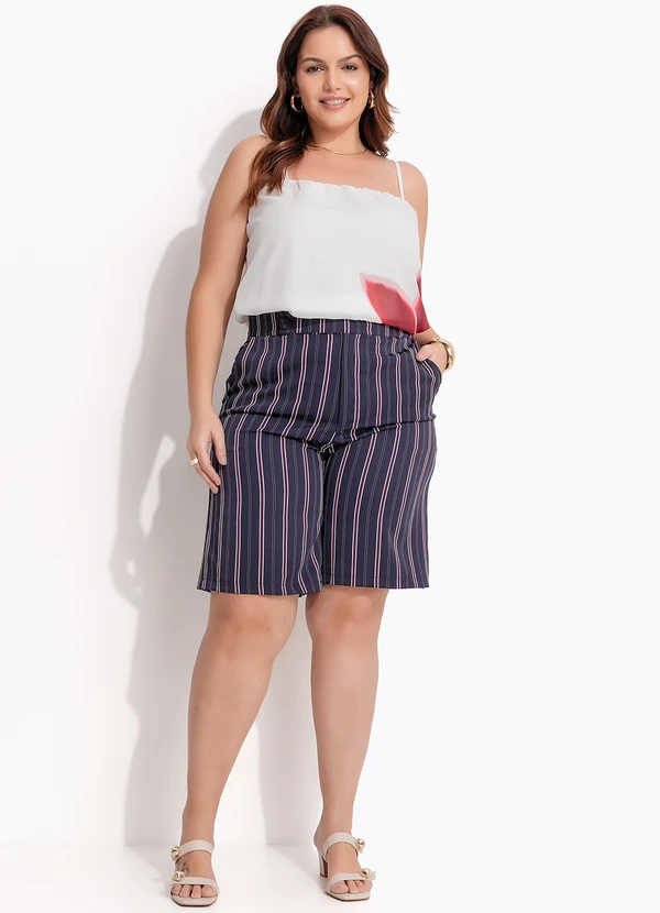 Quintess - Blusa Off White em Chiffon