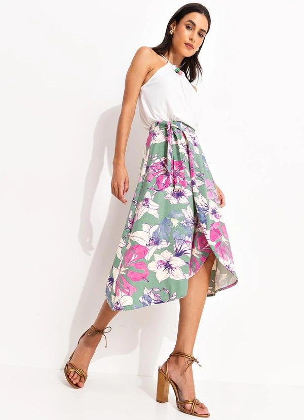 Quintess - Blusa Off White em Malha de Viscose 6