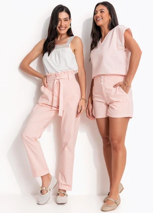 Quintess - Blusa Off White em Malha de Viscose - QUINTESS