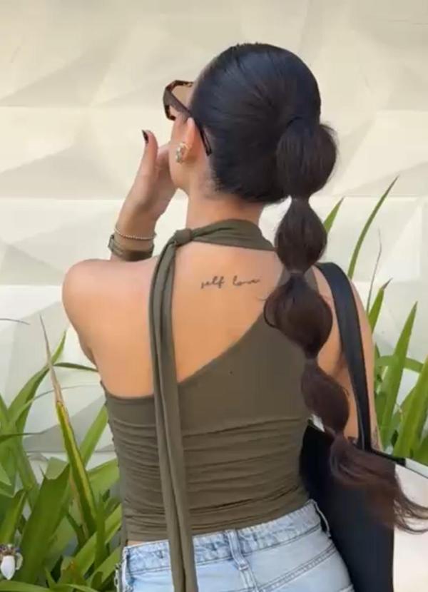 Choyee - Blusa Ombro Único Penélope Verde 2