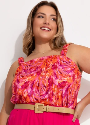 Quintess - Blusa Pinceladas em Malha Fria - QUINTESS