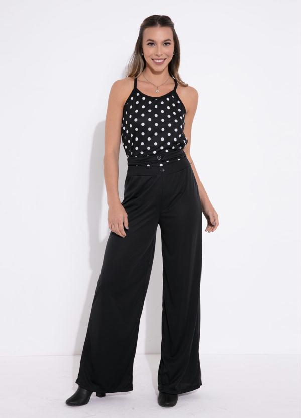 Outlet - Blusa Poá Branca com Alças 3