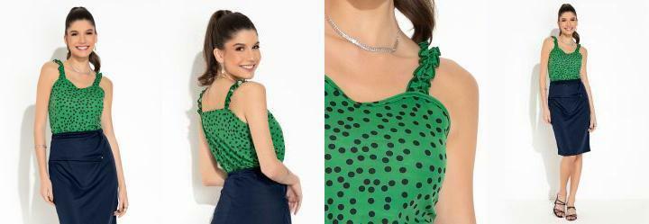 Blusa Po Verde de Alas