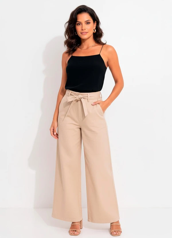 Quintess - Blusa Preto em Malha Crepe