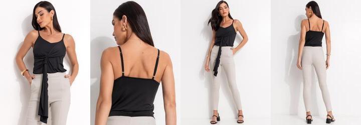 Blusa Preto em Malha Fria