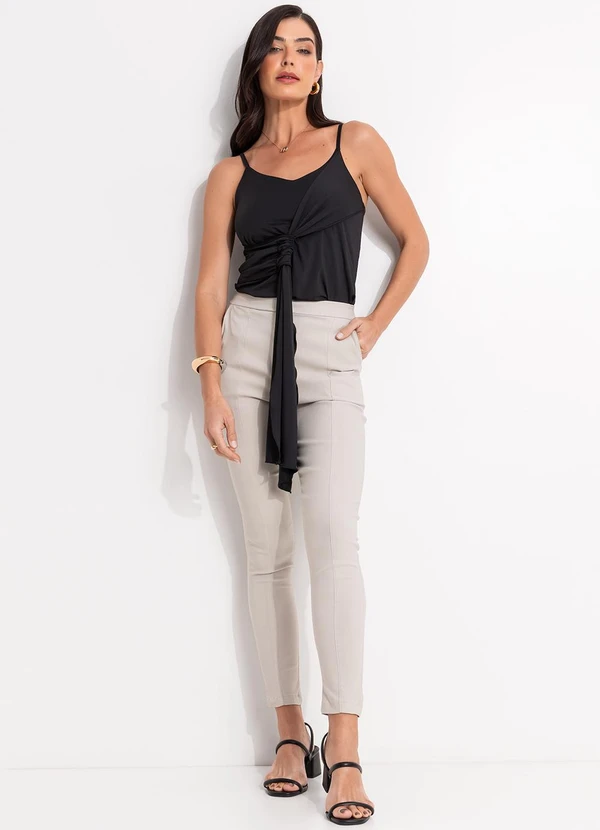 Quintess - Blusa Preto em Malha Fria 6