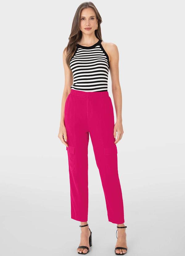 Malwee - Blusa Preto Listrada em Tricot 2