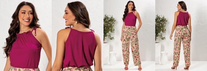 Blusa Prpura em Malha