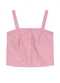 Essendi - Blusa Regata Feminina em Alfaiataria Natural - variação: Rosa