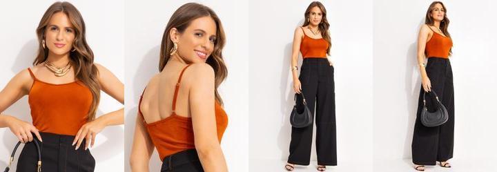 Blusa Terracota em Malha