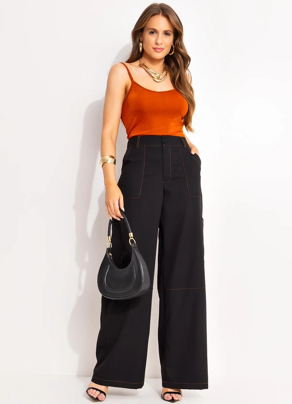 Quintess - Blusa Terracota em Malha 2