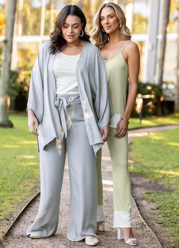 Quintess - Blusa Verde Claro em Malha de Viscose 7