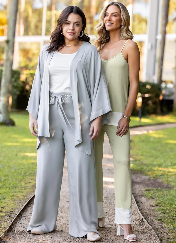 Quintess - Blusa Verde Claro em Malha de Viscose 8