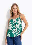 Blusa Verde em Malha de Viscose