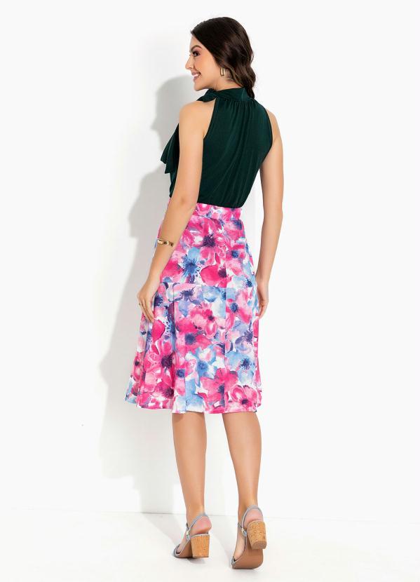 Rosalie - Blusa Verde Musgo Gola Laço 5