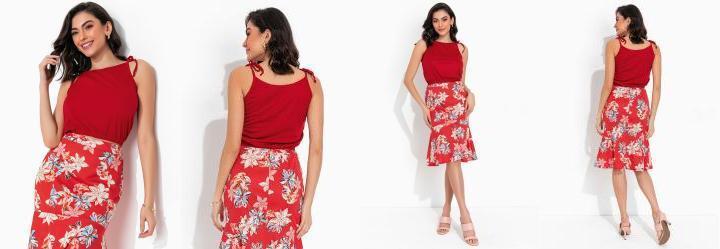 Blusa Vermelha de Alas