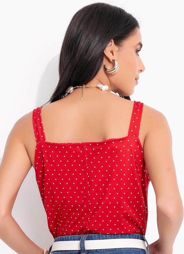 Quintess - Blusa Vermelha em Malha Fria 2