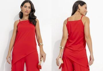 Blusa Vermelho em Malha Fria