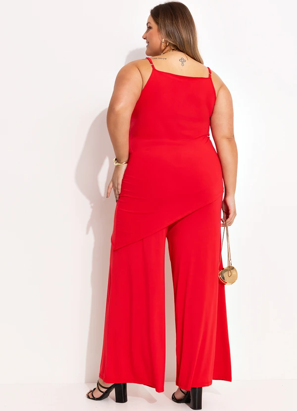 Quintess - Blusa Vermelho em Malha Fria 8