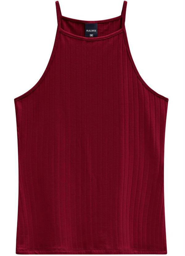 Malwee - Blusa Vinho Canelada