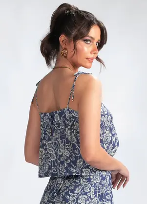 Maria Filó - Blusa Viscose Sicilia Estampado - MARIA FILÓ