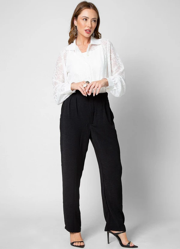 Endless - Camisa com Blusa de Alça Feminina Bege 3