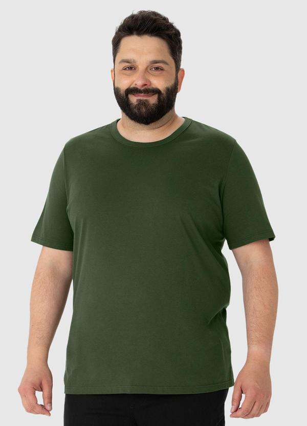 Malwee - Camiseta em Malha Masculina Plus Verde 5
