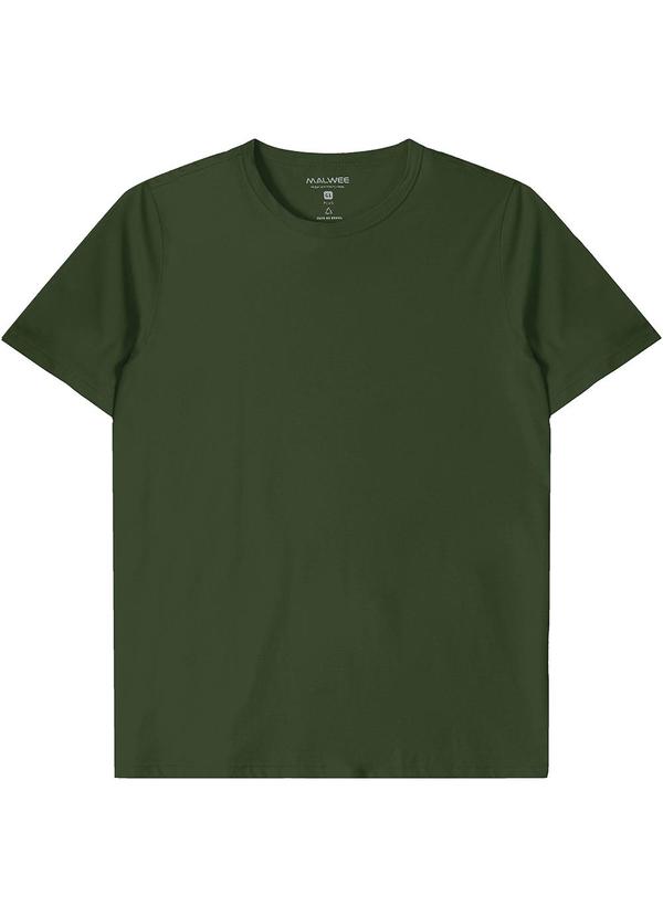 Malwee - Camiseta em Malha Masculina Plus Verde 6