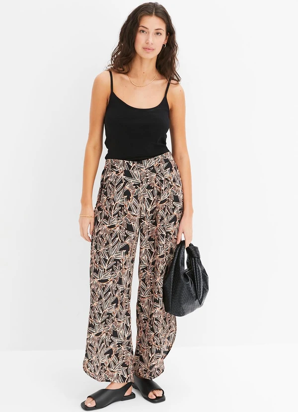 bonprix - Kit 3 Blusas Preto/Mescla/Branco em Malha Cotton 2