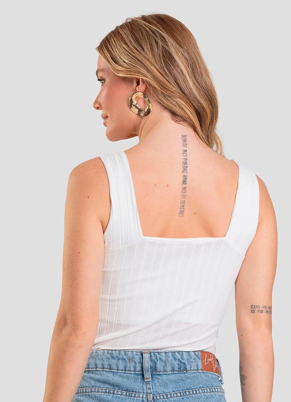 Infinita Cor - Regata Canelada Feminina Bege 2