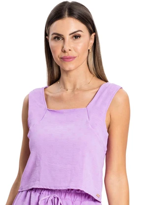 Rovitex - Regata com Alça Dupla Feminina Roxo - ROVITEX