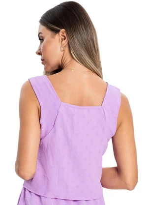 Rovitex - Regata com Alça Dupla Feminina Roxo - ROVITEX