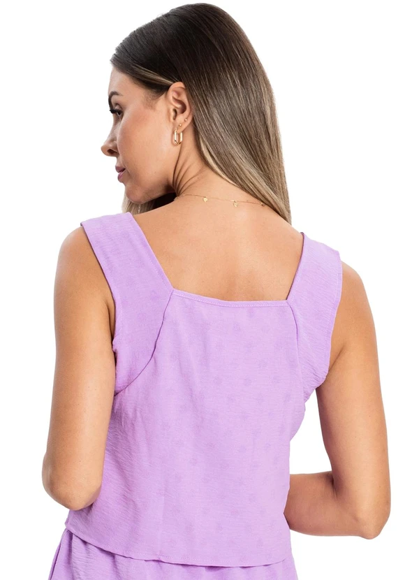 Rovitex - Regata com Alça Dupla Feminina Roxo 2