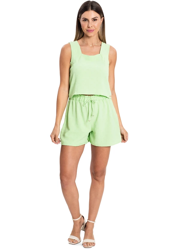 Rovitex - Regata com Alça Dupla Feminina Verde 3